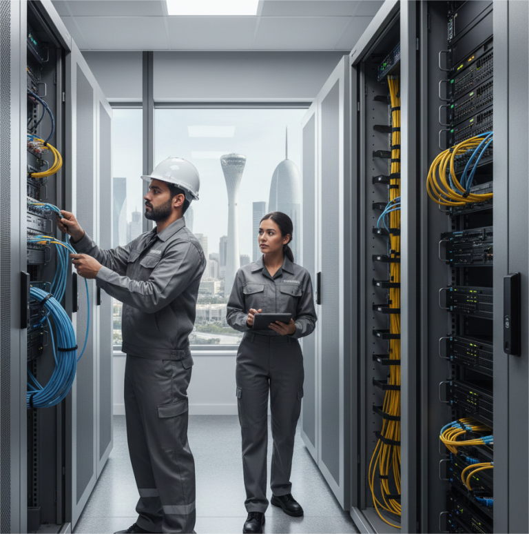 Network cabling installation qatar