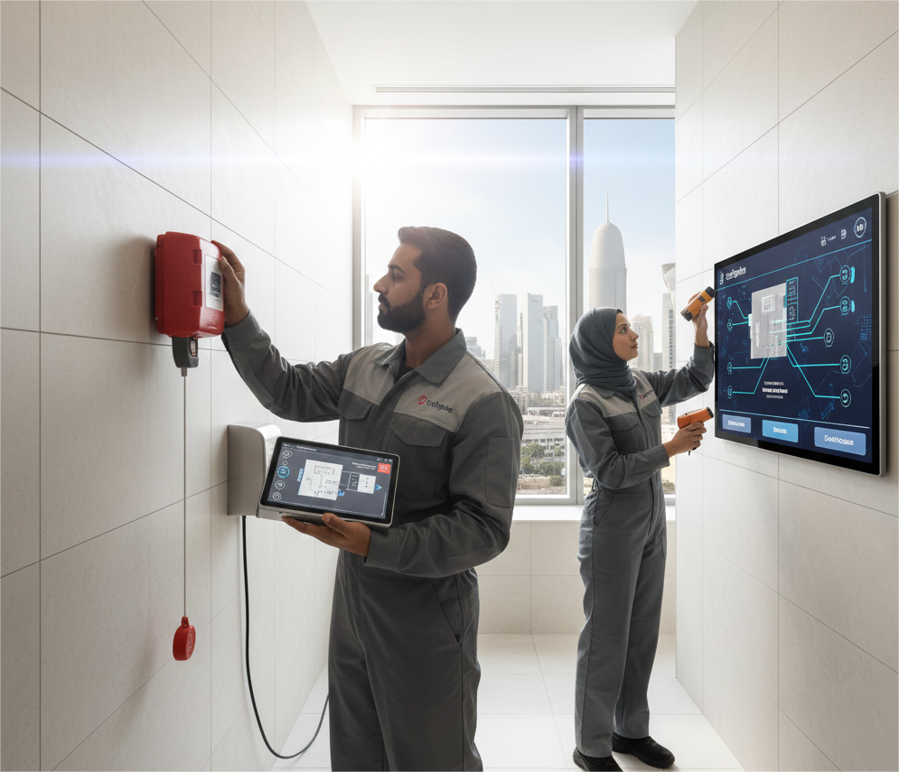 disabled alarm installation Qatar